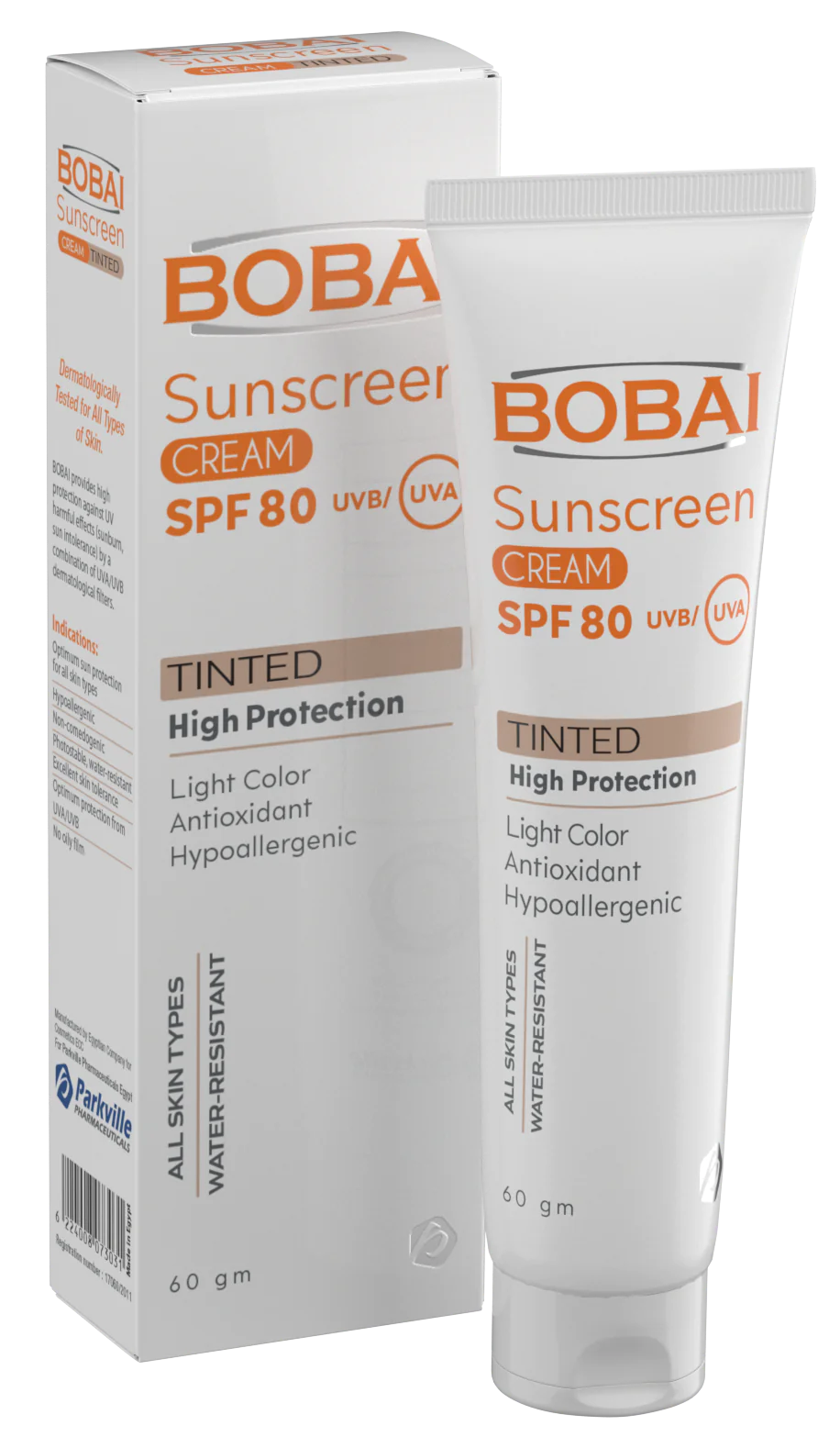 Bobai Sunscreen Tinted SPF 80 Cream 60 gm