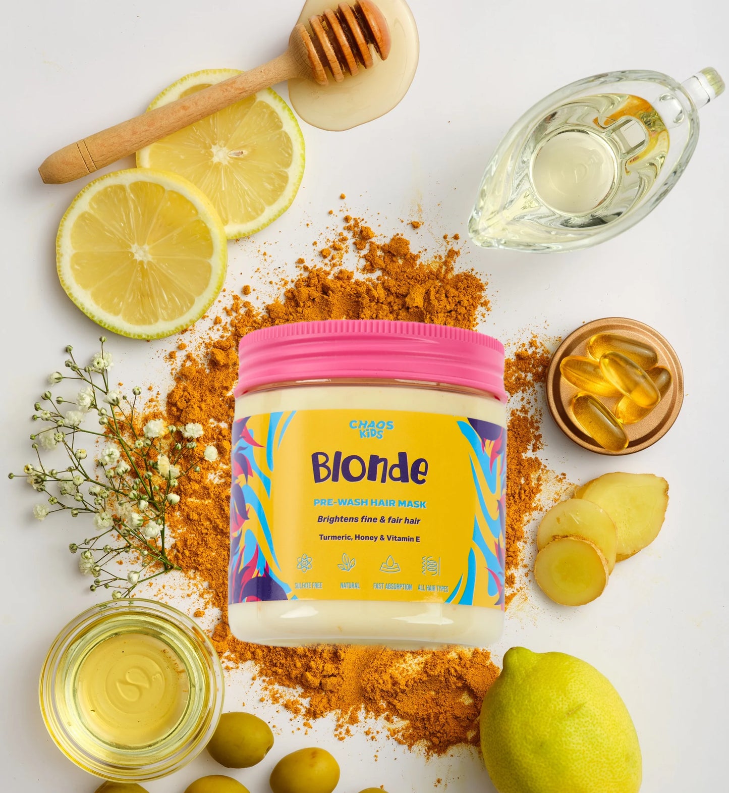 Blonde - PRE-WASH NATURAL HAIR MASK 300ml