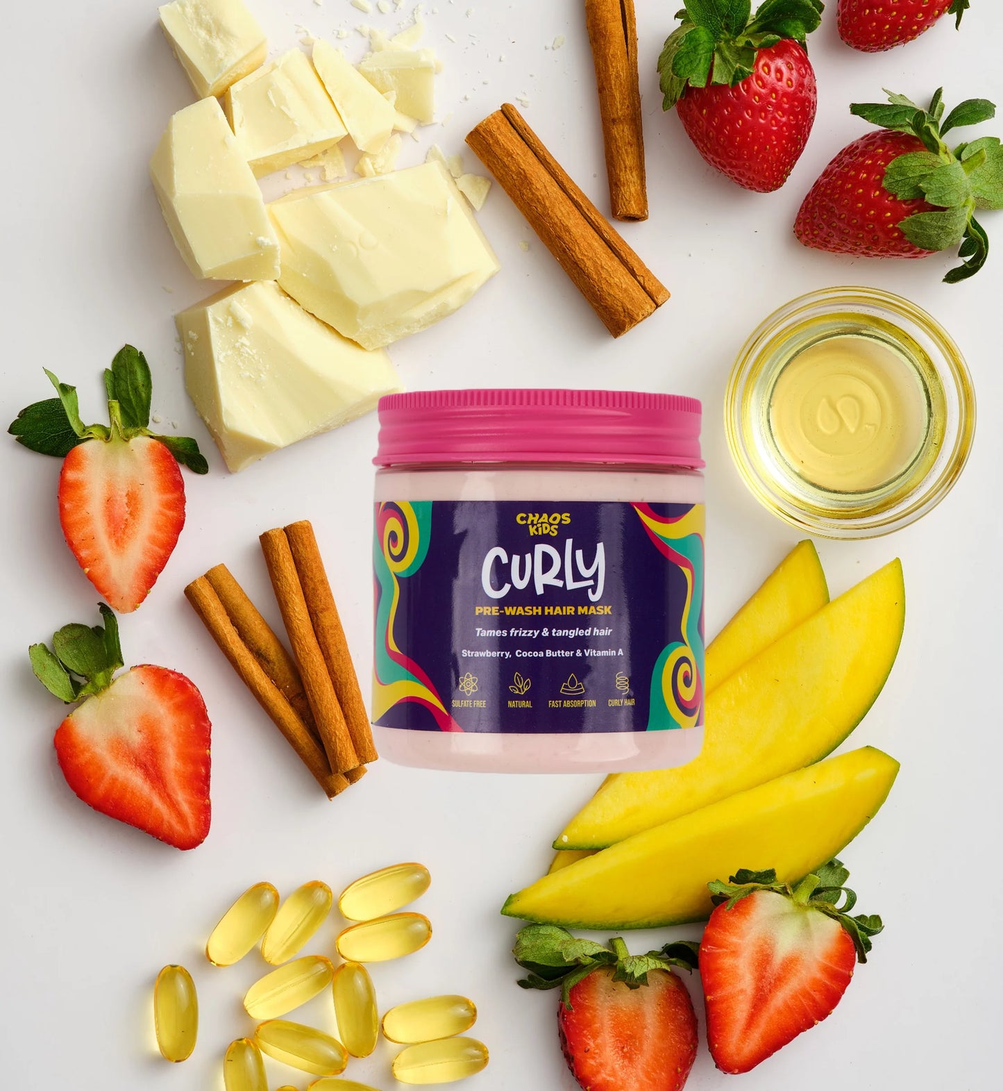 Curly - PRE-WASH NATURAL HAIR MASK 300ml