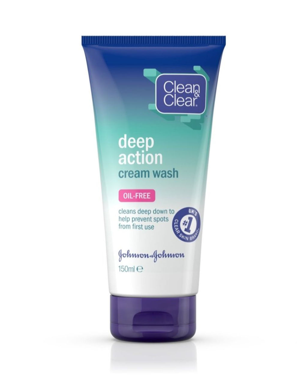 Clean & Clear Facial Cream Wash - Deep Action - 100ml