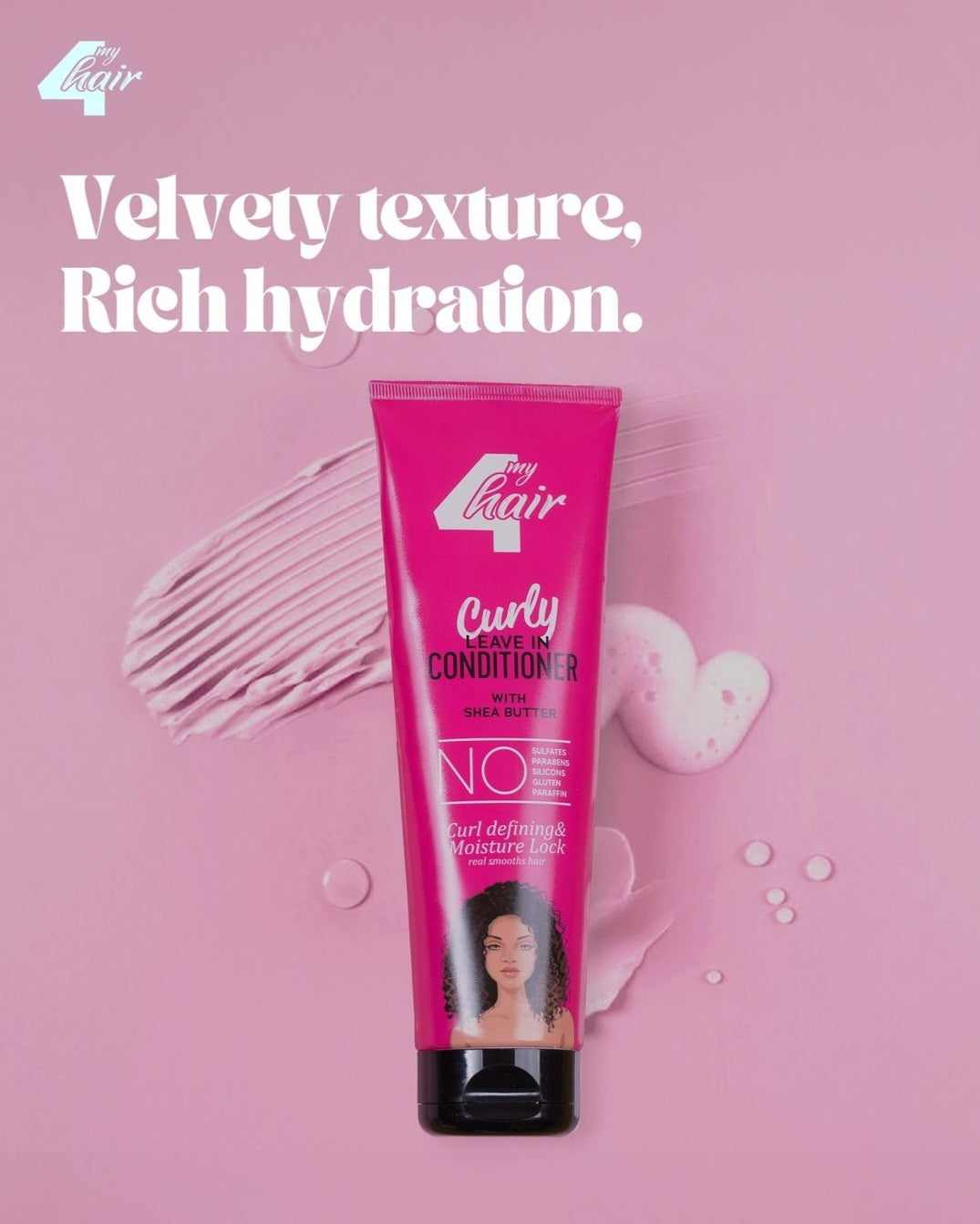 4 My Hair Leave In With Shea Butter 250 Ml