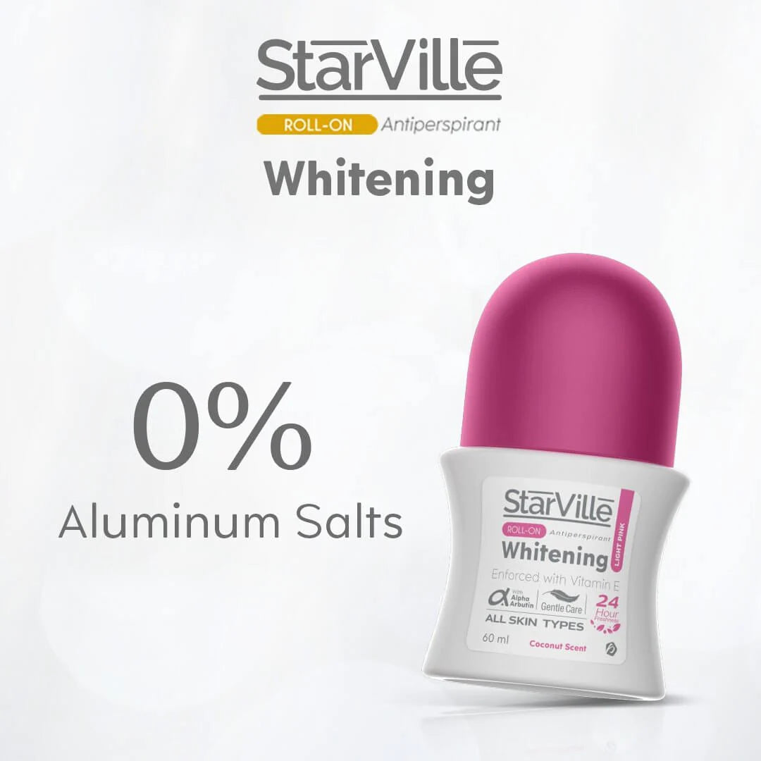 Starville Whitening Roll on Light Pink with Coconut Scent