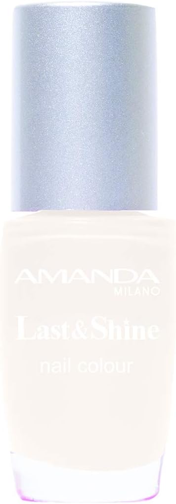 AMANDA MILANO Last and Shine Nail Polish - FM2-06 French White, 12 ml