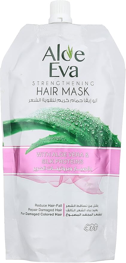 Aloe Eva Hair Mask Pouch with Aloe Vera & Silk Proteins 250 gm