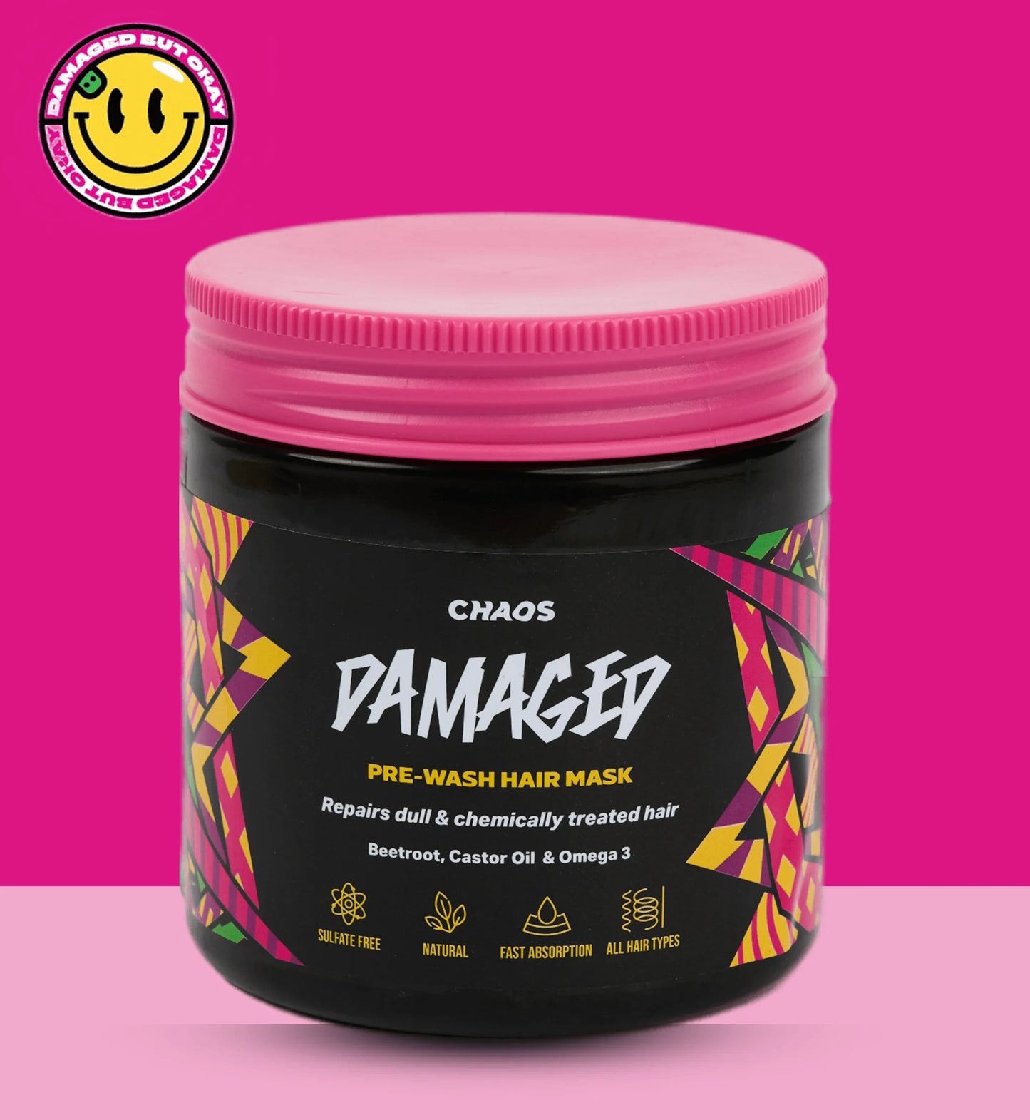 Damaged - PRE-WASH NATURAL HAIR MASK 300ml