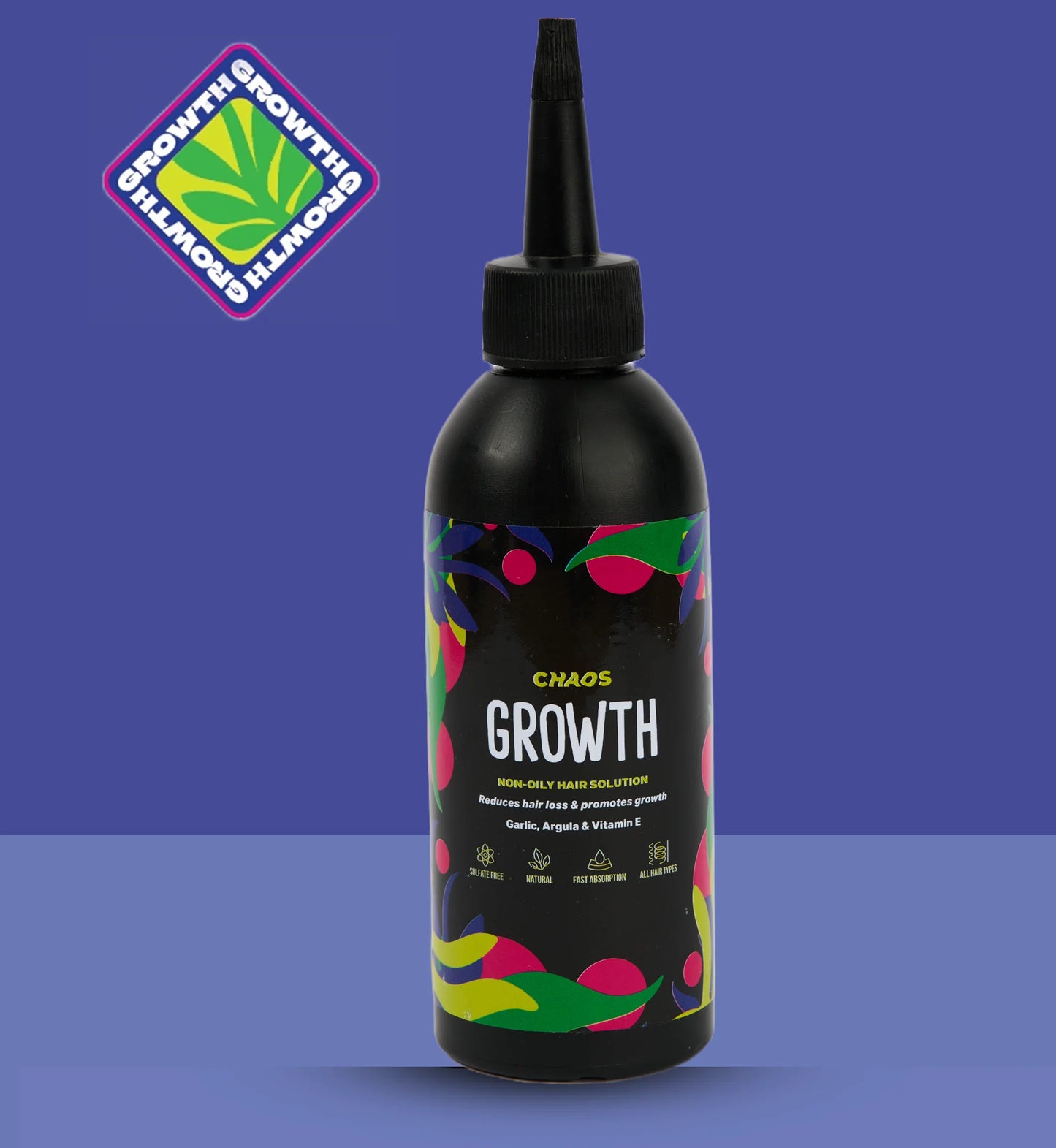 Growth - NON-OILY Natural HAIR SOLUTION 120ml