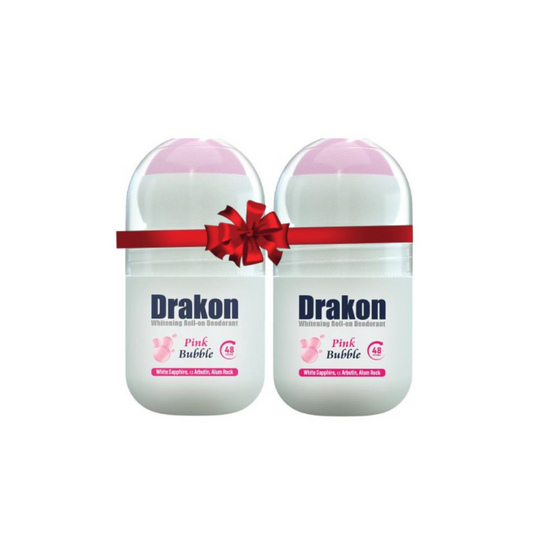 Drakon Whitening Roll-on Pink Bubble 1+1