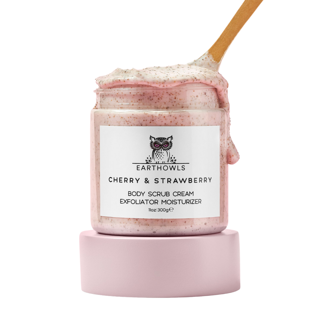 Cherry & Strawberry Body Scrub Cream 300gm