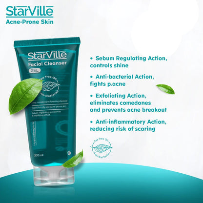 Starville Acne Porne Skin Facial Cleanser 100 ml