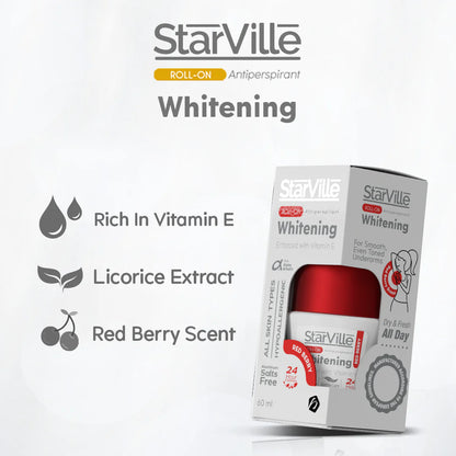 Starville Whitening Roll on Redberry Scent