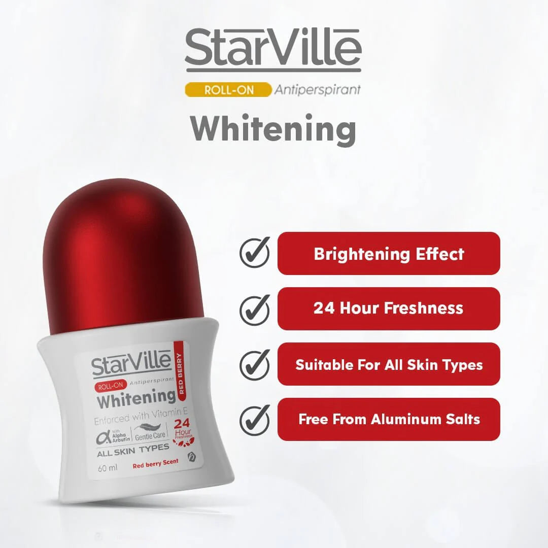 Starville Whitening Roll on Redberry Scent