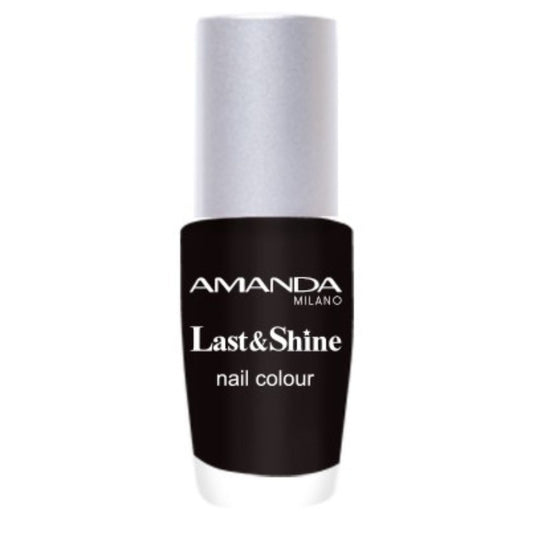 Amanda Milano Last and Shine Nail Polish - 500 Black, 12 ml