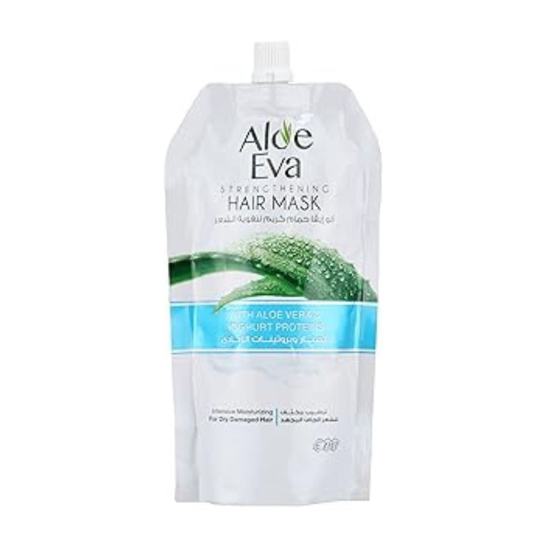 Aloe Eva - Hair Mask Pouch with Aloe Vera & Yoghurt Proteins - 250ml